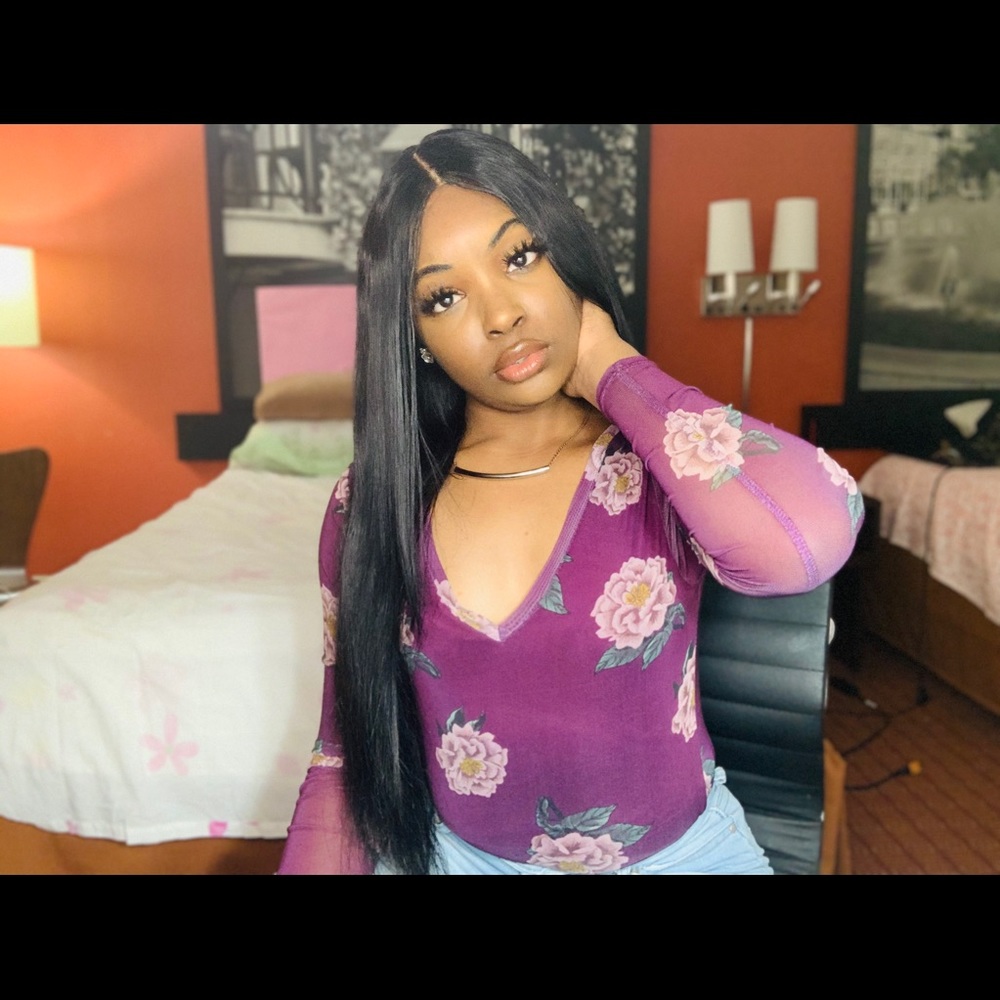 Flower Mesh Top